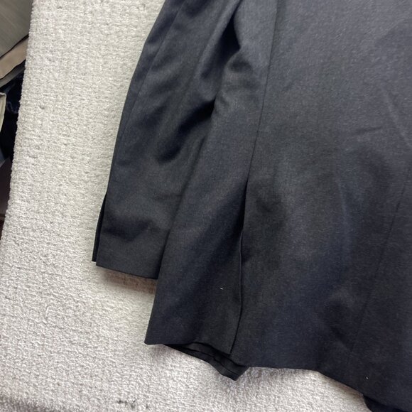 PAL ZILERI Blazer Mens 54R Dark Grey 100% Wool Super 100s Suit Jacket Italy Made - Picture 13 of 15